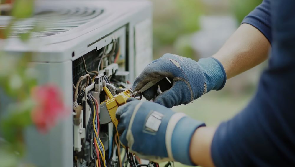 ac tech repair hands